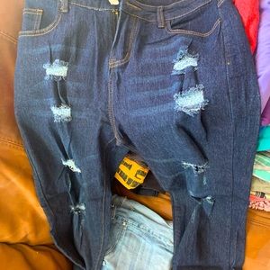 High rise jeans
